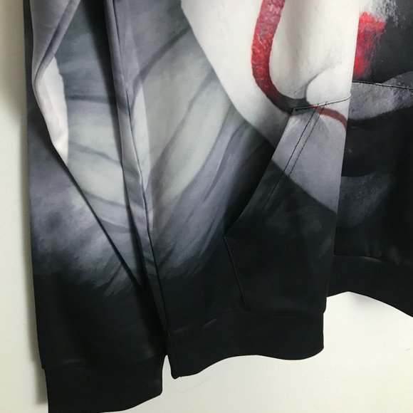 Pennywise Clown Unisex Graphic Hooded 3D Pullover - Picture 4 of 6
